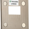 Magnetyczna płyta czołowa do oprawy LVS03, srebrna 86.5x86.5x2mm LVS03S TRACON