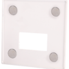 Magnetyczna płyta czołowa do oprawy LVS03, biała 86.5x86.5x2mm LVS03W TRACON