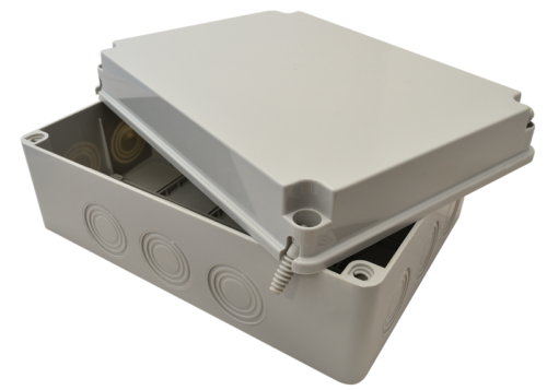 Obudowa elektroniczna jasnoszara pełna pokrywaMED312313