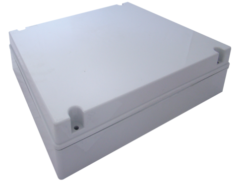 Obudowa elektroniczna jasnoszara pełna pokrywaMED383012