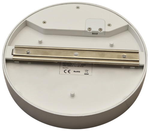 Oprawa LED, plastikowa obudowa, srebrna ramka 230 V 50 Hz 16 W MFDS16W TRACON