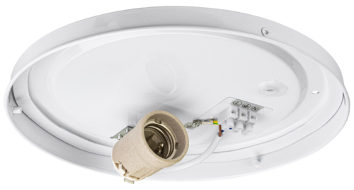Oprawa sufitowa LED, opal, biała, okrągła 230V 50Hz max. 1x35W MFIP1E27 TRACON