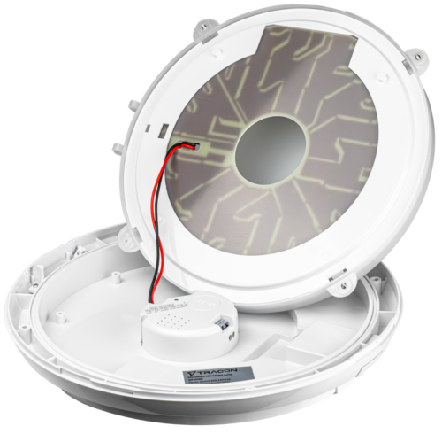Naścienna oprawa LED z czujnikiem ruchu, wewnętrzna 230VAC 16W 5.8GHz MFM02D TRACON