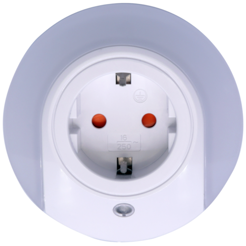 Lampka nocna z czujnikiem 230VAC 50Hz 0.42W NLSCHUKO TRACON