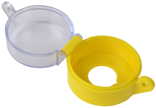 Pokrywa plombowana D=50mm/d=22mm; h=32mm; POLYCARBONATE NYG3-LCAP TRACON