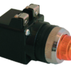 Lampka kontrolna plastikowa niebieska z transformatoremNYLBV876K