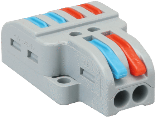 Łącznik bezśrubowy, otwierany 0.5-4mm2 32A 400VAC 2P OVO2P24 TRACON