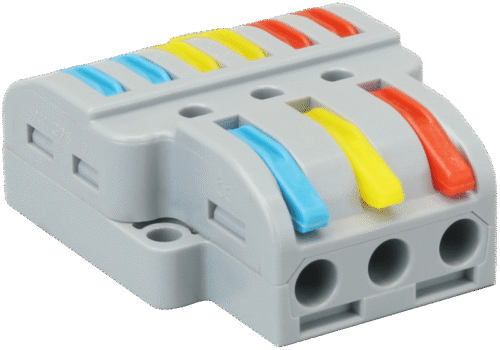Łącznik bezśrubowy, otwierany 0.5-4mm2 32A 400VAC 3P OVO3P36 TRACON