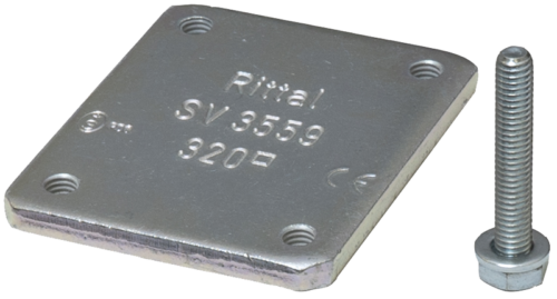 Zacisk płytkowy do szyn 40mm obszar przyłącza 34x10mmPK40/34X10