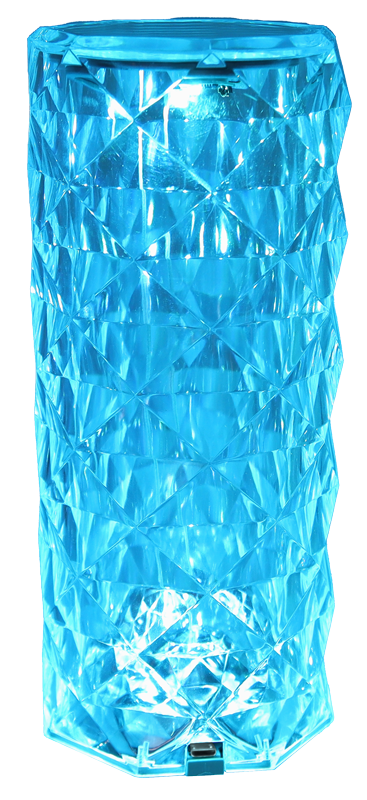 Biurkowa, dekoracyjna, akumulatorowa oprawa LED, cylindrowa 1W RGB 3.7V RLV TRACON