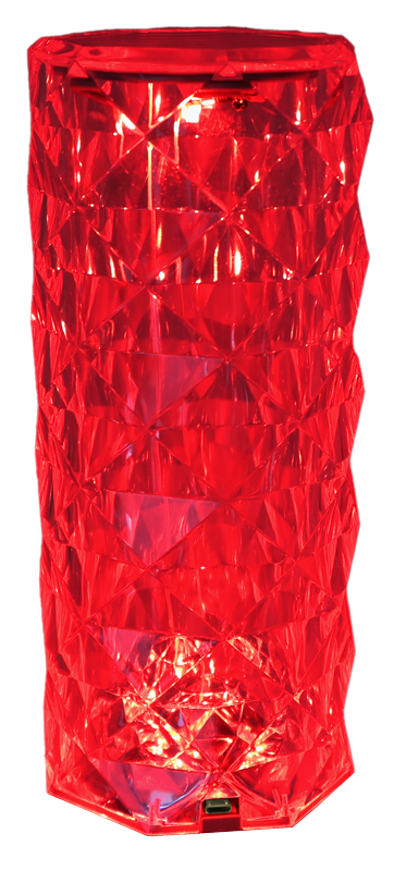 Biurkowa, dekoracyjna, akumulatorowa oprawa LED, cylindrowa 1W RGB 3.7V RLV TRACON