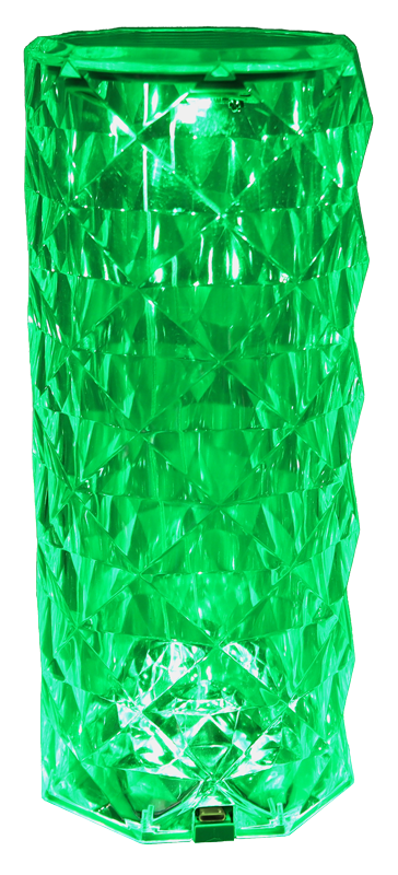 Biurkowa, dekoracyjna, akumulatorowa oprawa LED, cylindrowa 1W RGB 3.7V RLV TRACON