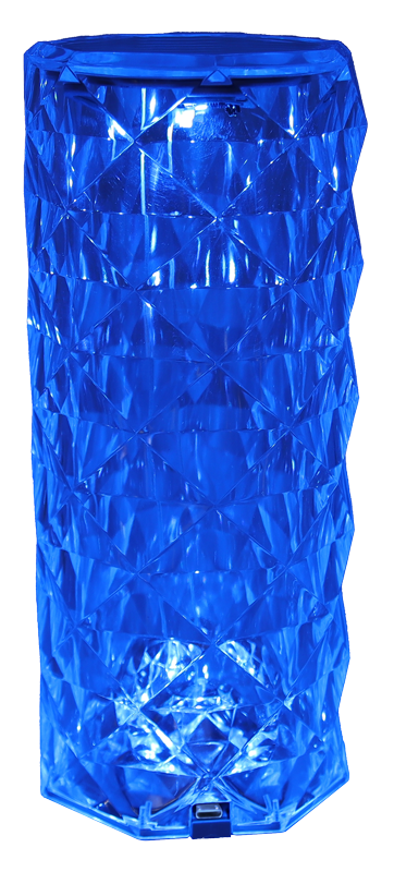Biurkowa, dekoracyjna, akumulatorowa oprawa LED, cylindrowa 1W RGB 3.7V RLV TRACON