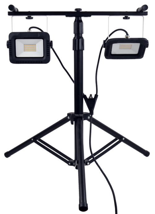 Reflektor montażowy LED na stojaku 220-240 VAC 2×30W 4000K RSMDAW230W TRACON