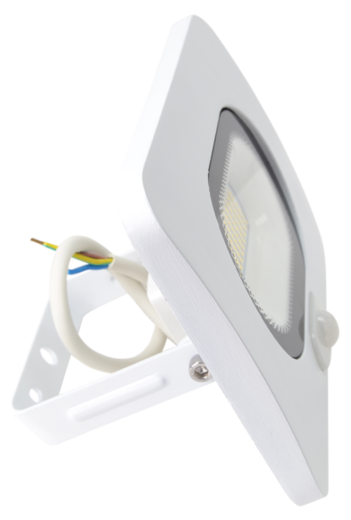 Reflektor SMD LED z czujnikiem ruchu, biały 50W 4000K IP65 RSMDLFM50 TRACON