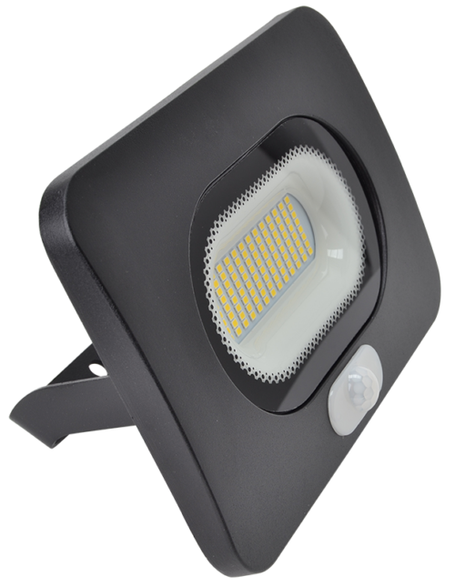 Reflektor SMD LED czarny z czujnikiem ruchuRSMDLM50
