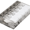 Łącznik bezśrubowy otwierany, przeźroczysty 0.2-4mm2 32A 450VAC 5P RVON5 TRACON