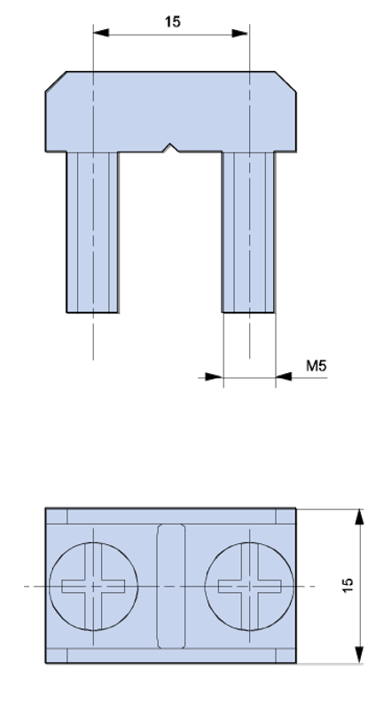 Zacisk obejmowy 6-50mm2 / 9x5mm S00 TRACON