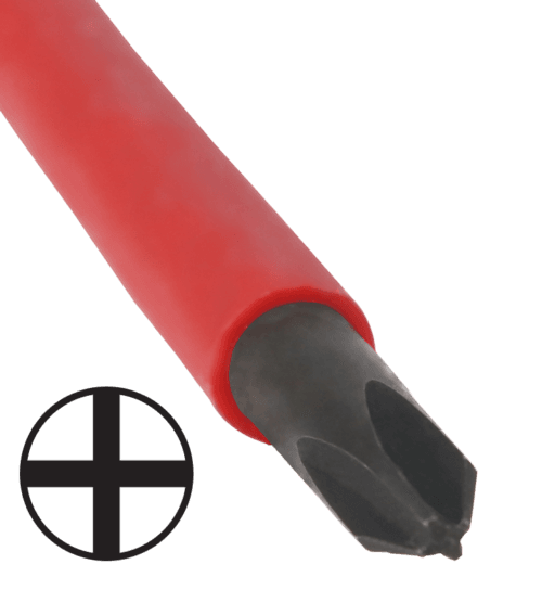 Śrubokręt krzyżakowy, izolacja 1000 V, CrV PH3 8×150mm AC 1000V SD80150PH3 TRACON