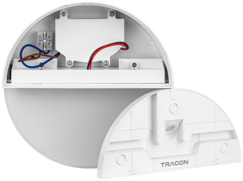 Oprawa naścienna LED z czujnikiem ruchu, okrągła 230VAC 10W 140° SLKK10W TRACON