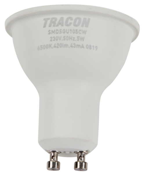 Żarówka spot LED SMD z chipem Samsung - obudowa plastikowa Żarówka spot LED SMD z chipem Samsung - obudowa plastikowaSMDSGU105CW