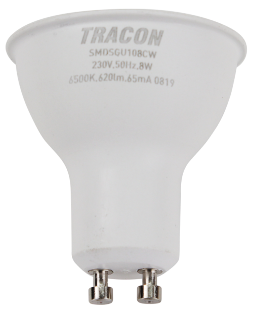 Żarówka spot LED SMD z chipem Samsung - obudowa plastikowaSMDSGU108CW