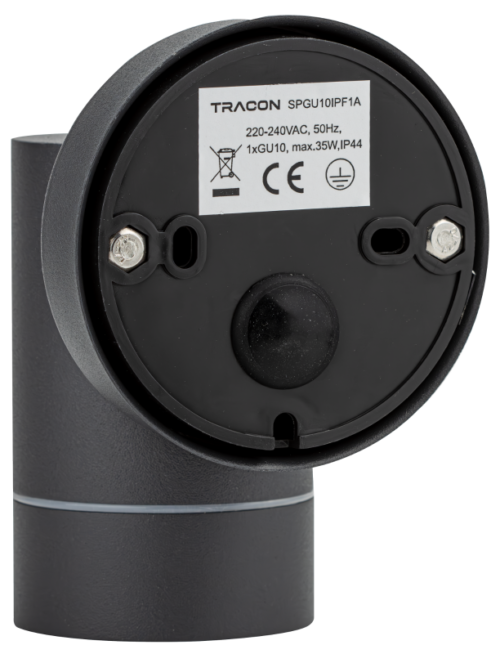 Reflektor ścienny, zewnętrzny, antracyt 100-240VAC 50Hz 1xGU10 SPGU10IPF1A TRACON