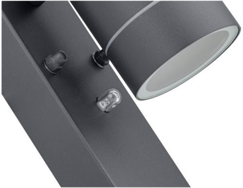 SPGU10IPFA1A-3 Reflektor ścienny zewnętrzny, z cz. zmierzchu antracyt 100-240VAC 50Hz 1xGU10 SPGU10IPFA1A TRACON