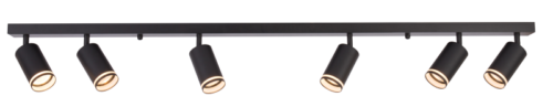 Reflektor sufitowy regulowany czarnySPGU10LMA6B