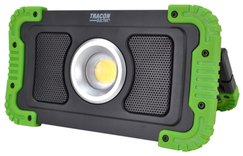 Akumulatorowy reflektor LED z głośnikiem bluetooth 15W 6000K 3.7V STLFLBT15W TRACON