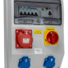 Rozdzielnica przemysłowa z wyłł. głównym, z zabezpieczeniem Prot.:RCCB MCB Out:2×SCHUKO+1×16A(3P+N+E) TDB15-12MVK TRACON