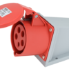TICS-125-1 Gniazdo przemysłowe natynkowe 32A 400V 3P+N+E TICS-125 TRACON