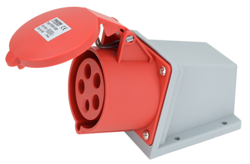 TICS-125-1 Gniazdo przemysłowe natynkowe 32A 400V 3P+N+E TICS-125 TRACON