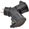 Adapter wielogniazdowy czarnyTICS-212GD