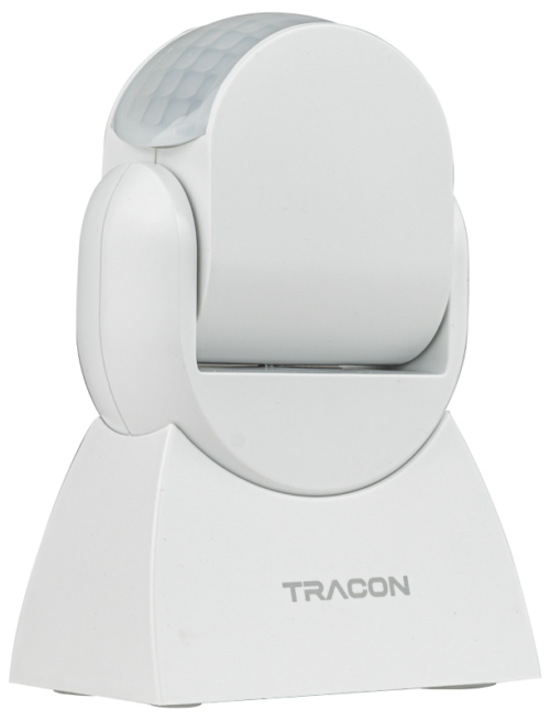 Czujnik ruchu na podczerwień, naścienny, biały 220-240 VAC 12 m 360° TMB-115X TRACON