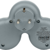 TND2-USBAC-2 Rozgałęźnik wielogniazdowy SCHUKO, USBC+USBA, szary + biały 2×SCHUKO max.16A 230VAC TND2-USBAC TRACON