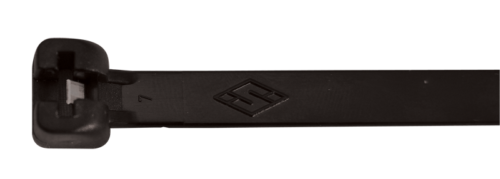 Opaska kablowa z zatrzaskiem metalowym, odp. na UV, czarna 208×3.6mm D=2-50mm PA6.6 TU208 TRACON