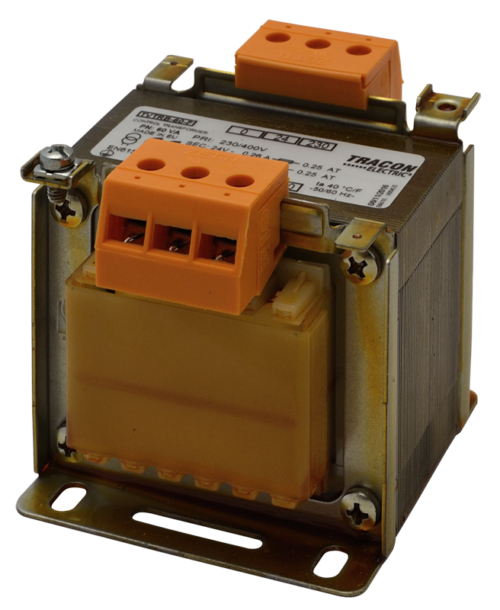 Transformator bezpieczeństwa jednofazowyTVTRB-60-F