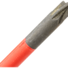 Wkrętak, combiprofil, izol. do 1000 V, uchwyt czerwony/żółty AC 1000V 4.5x178mm CDDK45178 TRACON