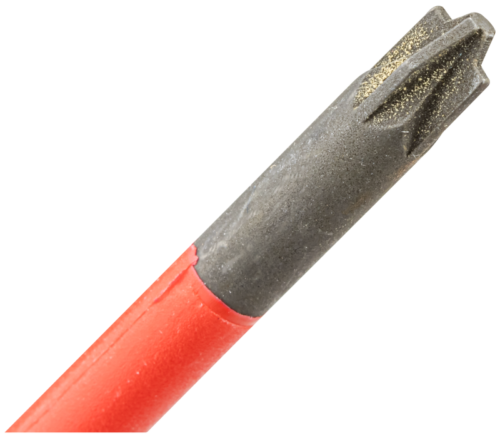 Wkrętak, combiprofil, izol. do 1000 V, uchwyt czerwony/żółty AC 1000V 4.5x178mm CDDK45178 TRACON