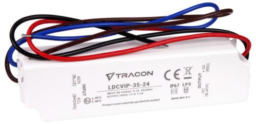 Zasilacz LED w obudowie z tworzywa Zasilacz LED w obudowie z tworzywaLDCVIP-35-24