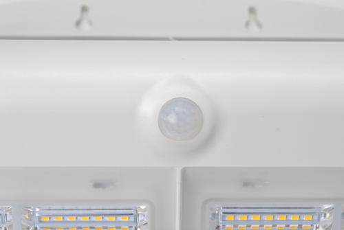 Solarna oprawa ścienna LEDz czujnikiem ruchu, biała 6.8 W 4000 K 800 lm LSLBW7W TRACON