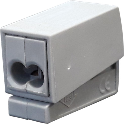 Złączka oświetleniowa dwuprzewodowa In: 1-2.5mm2; Out: 0.5-2.5mm2 24A 400VAC OLC21 TRACON