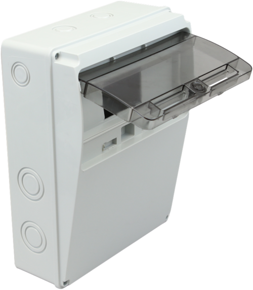 Pusta rozdzielnica przemysłowa, ABS 11 mod H×W×D=300×230×115mm IP55 TDB302210 TRACON