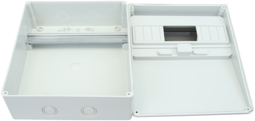 Pusta rozdzielnica przemysłowa, ABS 11 mod H×W×D=300×230×115mm IP55 TDB302210 TRACON