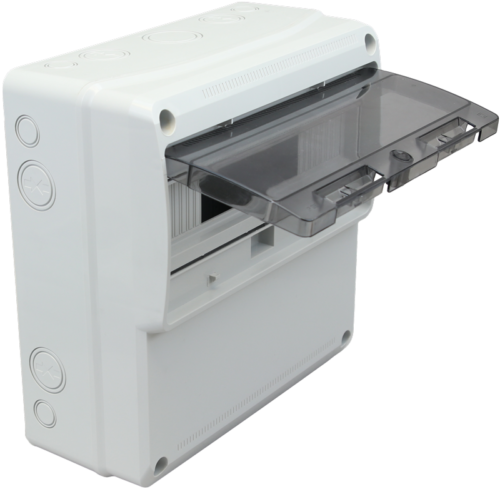 Pusta obudowa przemysłowa ABSz szyną montażową 16mod H×W×D=330×330×155mm IP65 TDB333315 TRACON