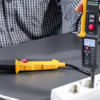 Dwubiegunowy tester napięcia,tester AVK, wyświetl. LCD LED 12-1000V AC/DC 30mA FI‐Test PANMV-1000AD TRACON
