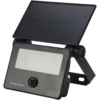 Solarna oprawa ścienna LED z czujnikiem ruchu, czarna 10W 4000K 1100lm LSTB10NW TRACON