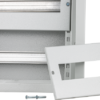 Rozdzielnica podtynkowa maskowana, metalowa 3x12 (36) modul IP54 (HxWxD=450x320x140mm) MFMDC-12/3 TRACON