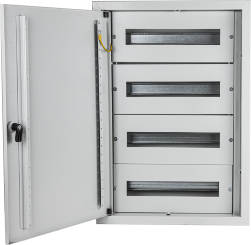 Rozdzielnica podtynkowa maskowana, metalowa 4x15 (60) modul IP54 (HxWxD=600x400x140mm) MFMDC-15/4 TRACON